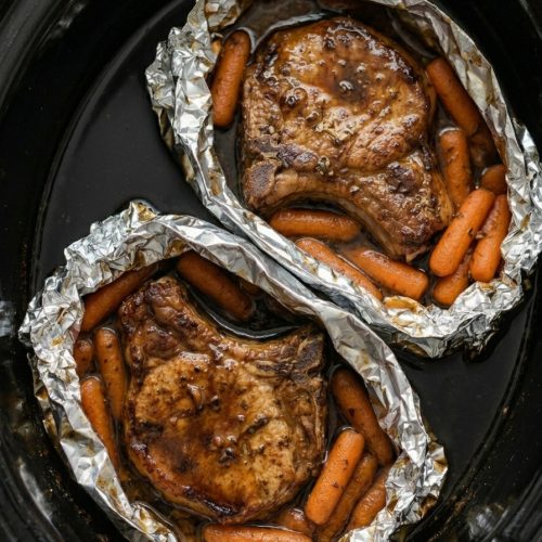 slow cooker honey pork chops