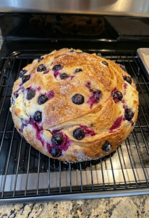 Blueberry Cream Cheese Loaf