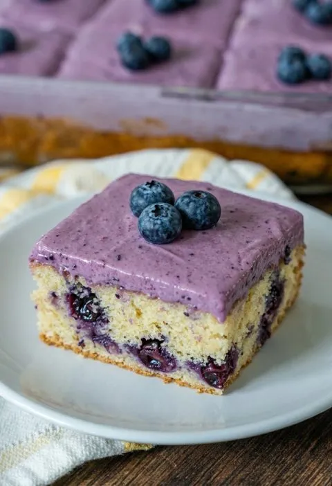 Bea’s Blueberry Sheet Cake
