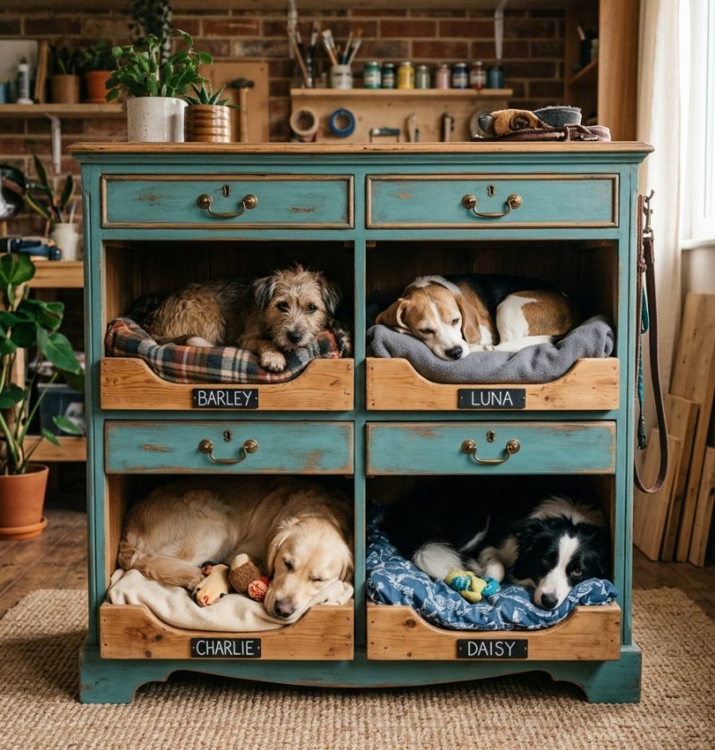 From Forgotten Furniture to Furry Comfort: Turning Old Drawers into Stylish Pet Beds
