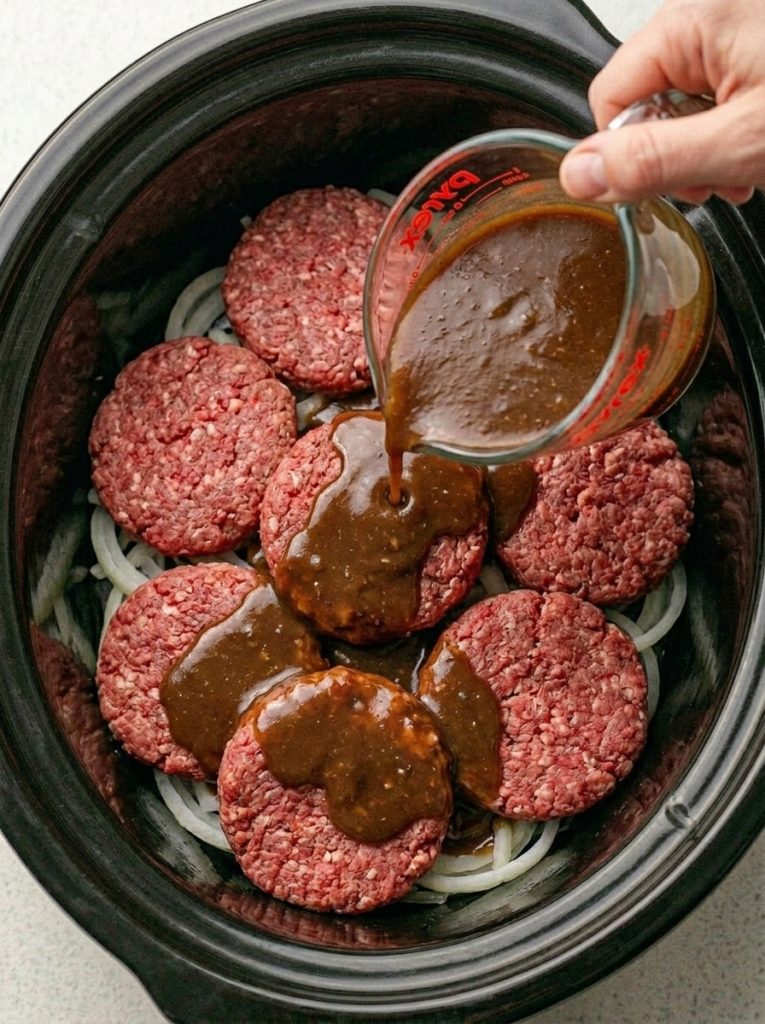 Slow Cooker Amish Cube Steak with Brown Gravy
