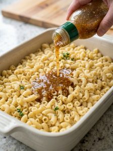 Oven Baked 4-Ingredient Amish Thousand Island Macaroni