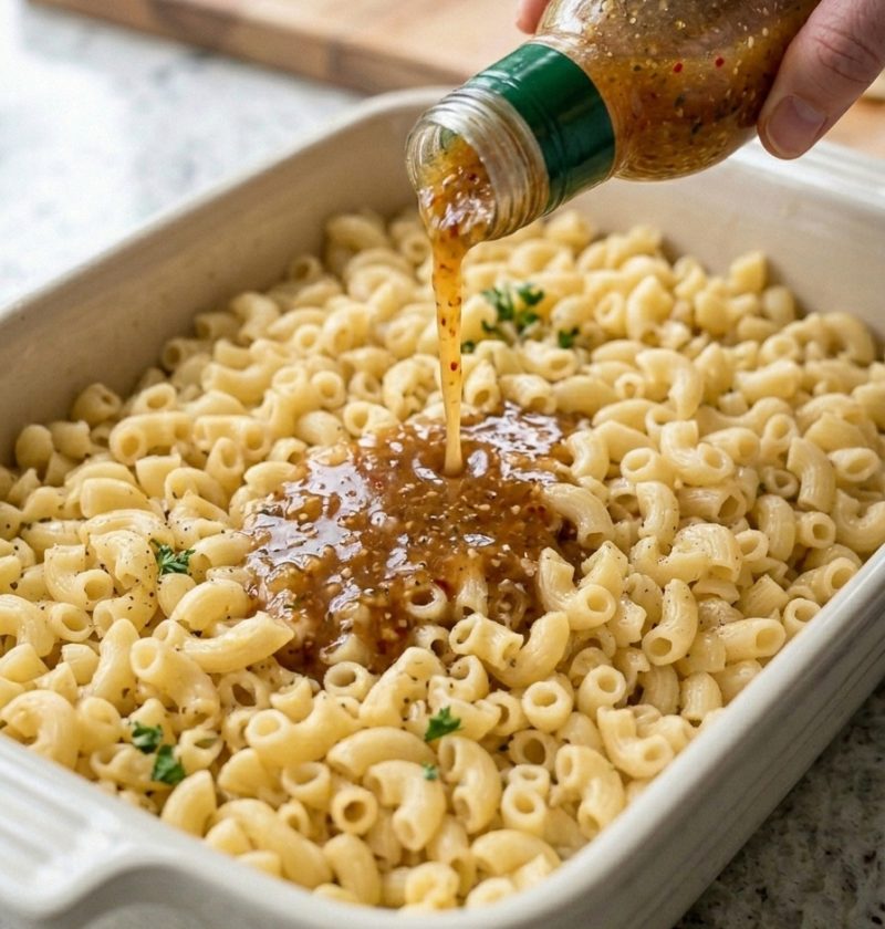 Oven-Baked 4-Ingredient Zesty Italian Macaroni