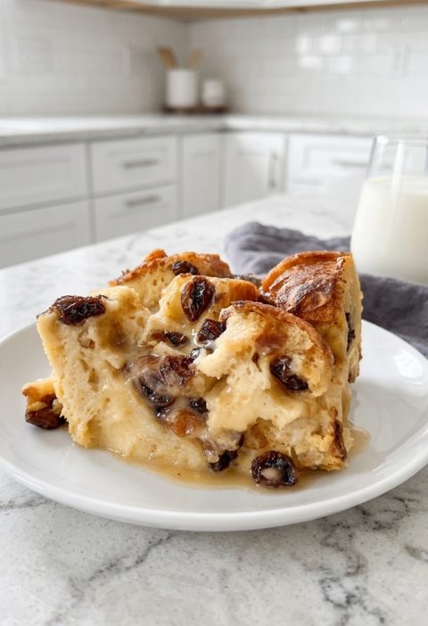 drunk pecan pie bread pudding