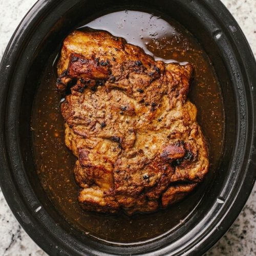 5-Ingredient Slow Cooker Vintage Church Supper Pork Butt