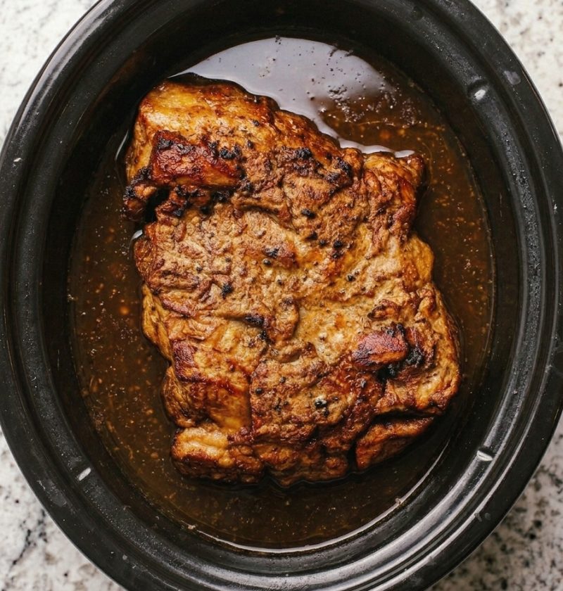 5-Ingredient Slow Cooker Vintage Church Supper Pork Butt