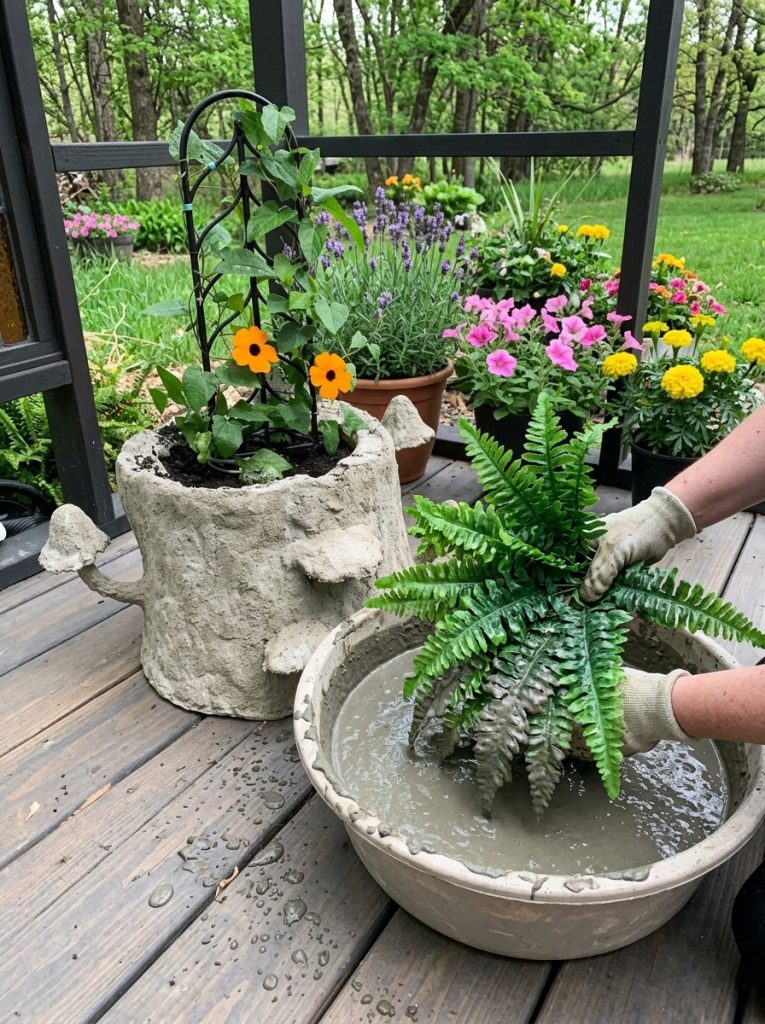 Concrete Ferns? Yeah… And Somehow It Works Beautifully