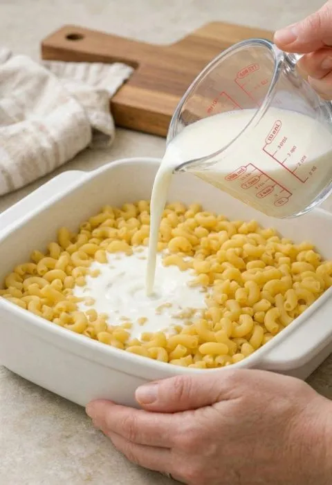 Oven Baked 5-Ingredient No-Boil Mac and Cheese