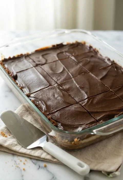 No-Bake Chocolate Silk Bars