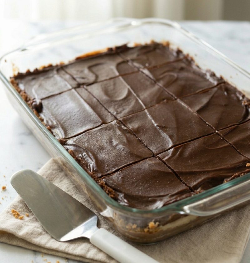 No-Bake Chocolate Silk Bars