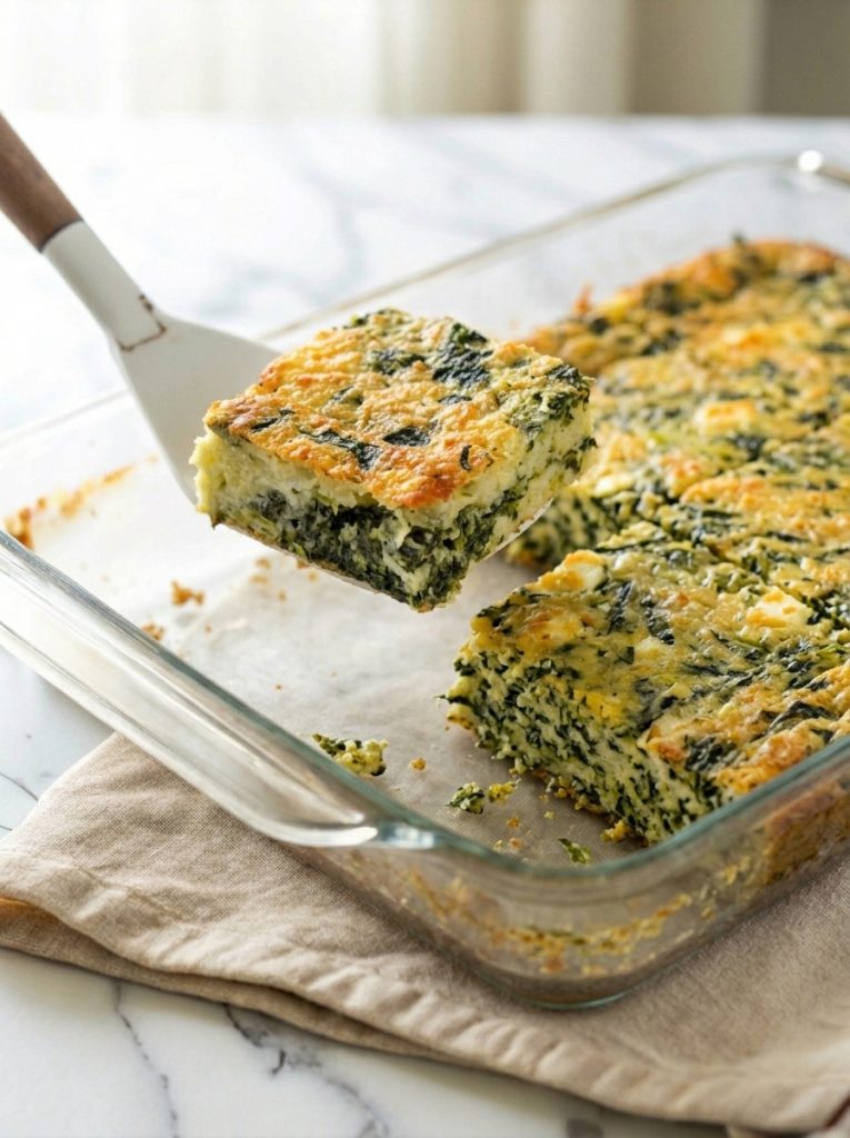 Spinach Cheese Bars