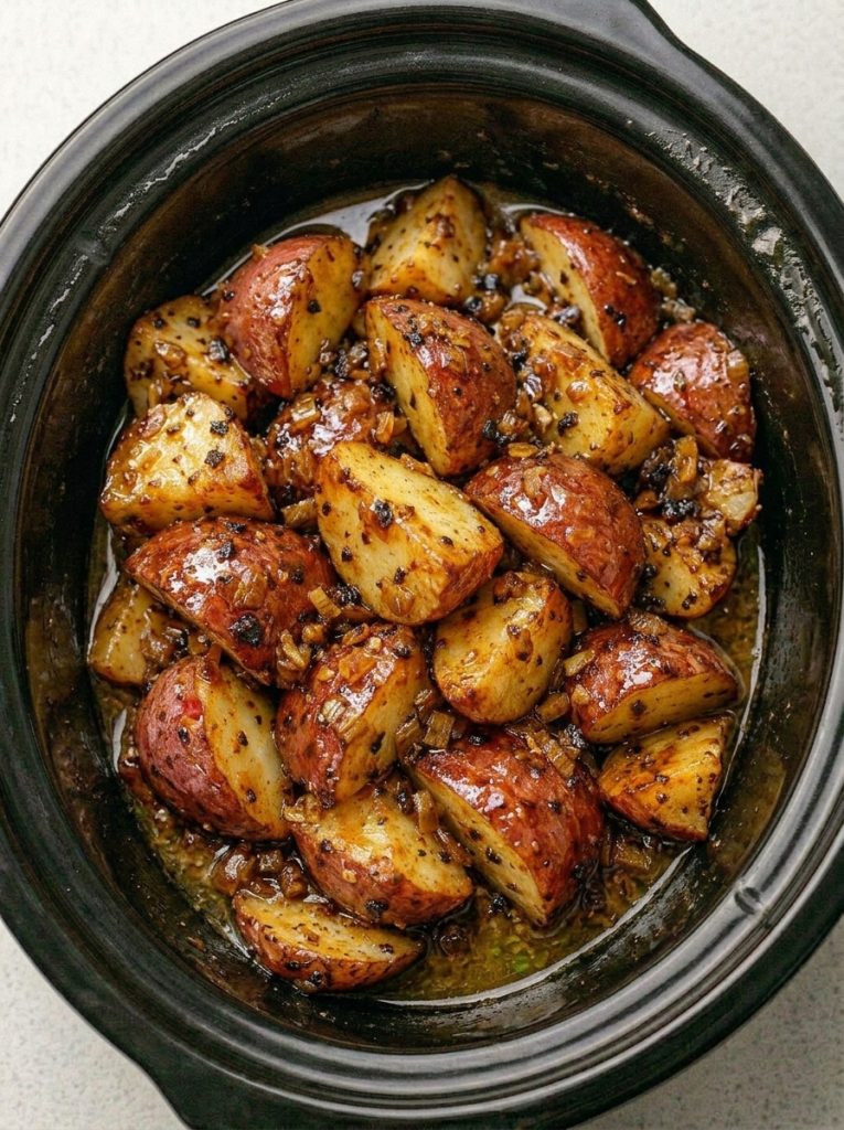 Slow Cooker Onion Butter Potatoes