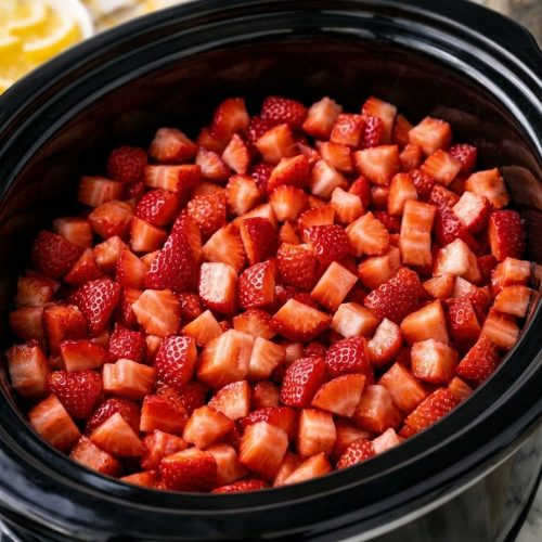 3-Ingredient Slow Cooker Juneteenth Strawberry Sweet