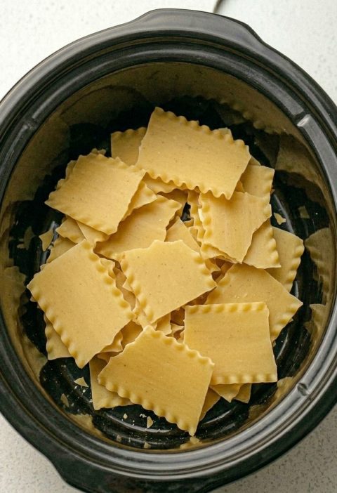 5-Ingredient Slow Cooker Patriots Day Lasagna
