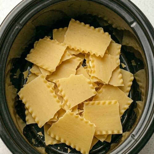 5-Ingredient Slow Cooker Patriots Day Lasagna
