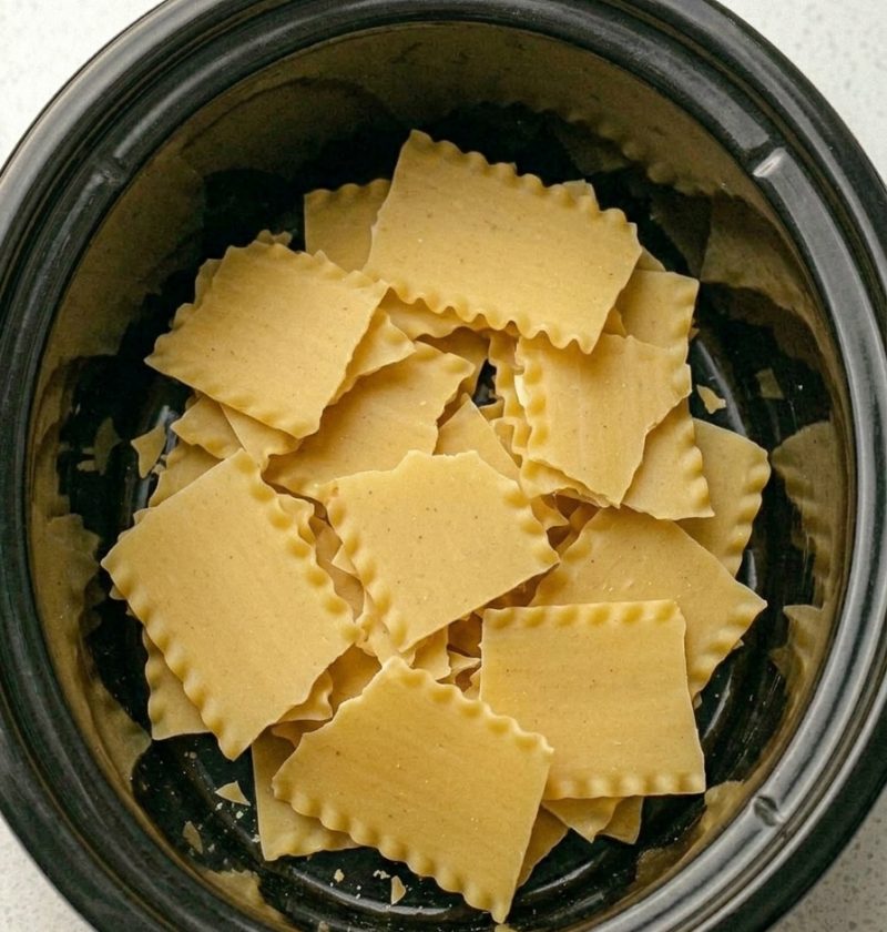 5-Ingredient Slow Cooker Patriots Day Lasagna