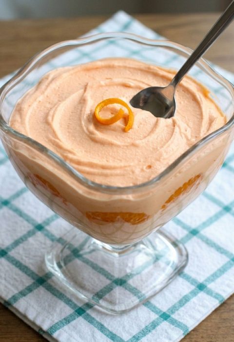 Orange Push Pop Pudding