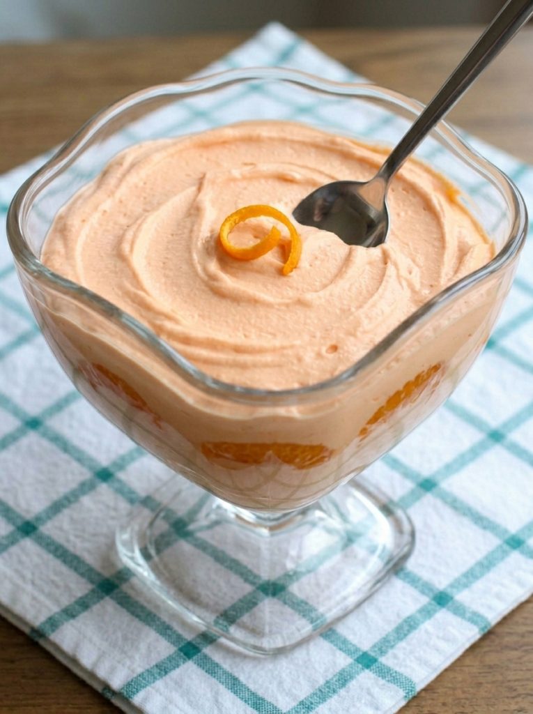 Orange Push Pop Pudding