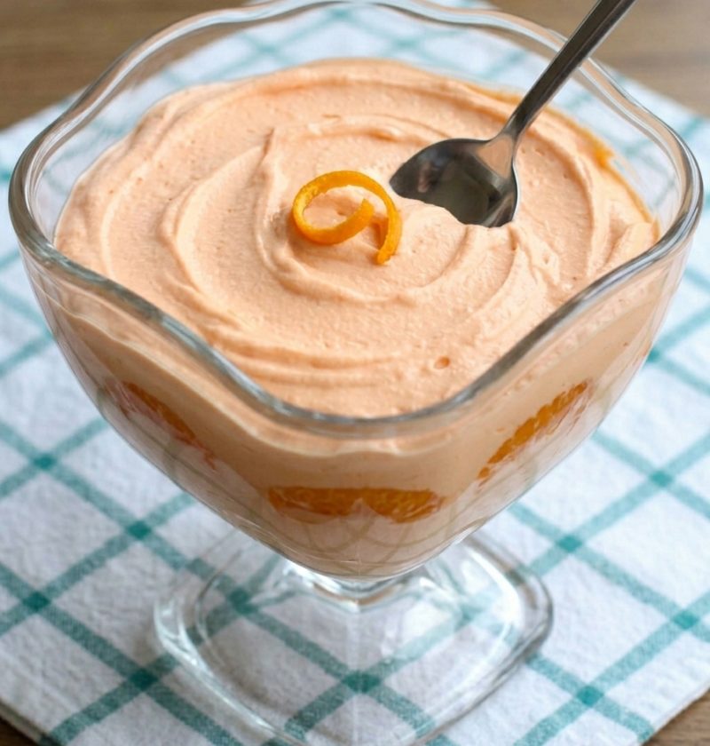 Orange Push Pop Pudding