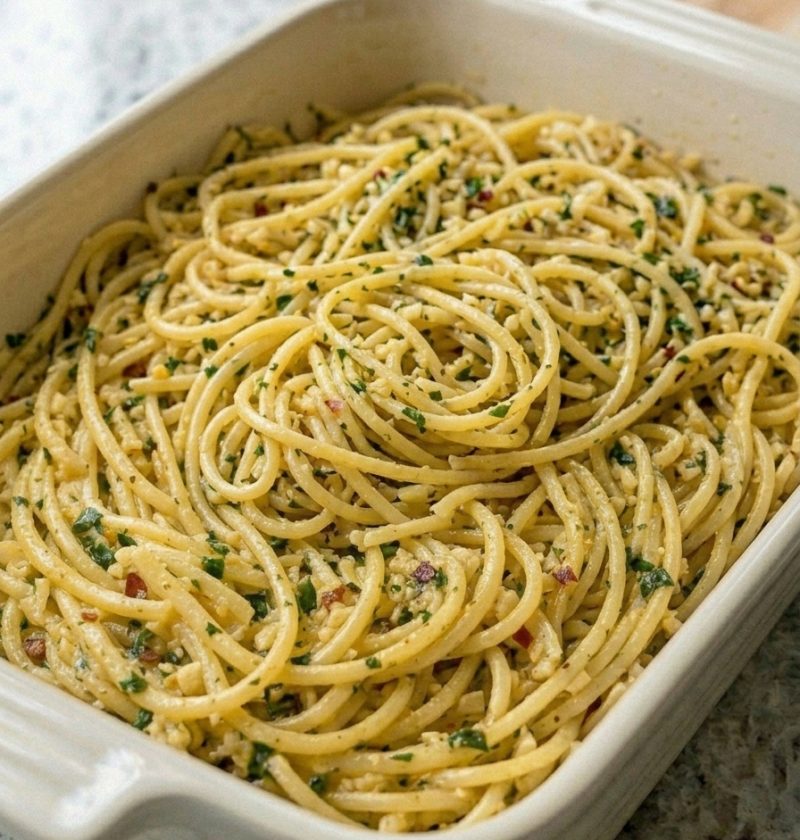 Oven Baked Cowboy Butter Pasta
