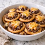 Oven Baked 4-Ingredient Beef Crescent Flatbread