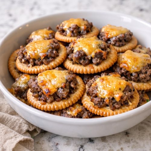 Oven Baked 3-Ingredient Beef Cracker Bites