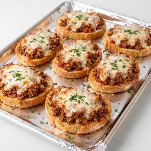 Oven Baked 4-Ingredient Beef English Muffin Bites