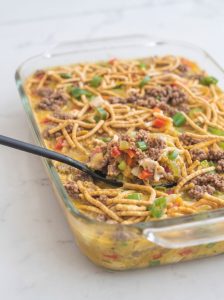 Swedish Meatball Noodle Bake