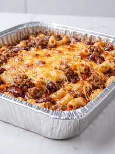 Oven Baked 5-Ingredient No-Boil Mac and Cheese