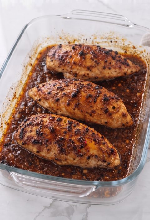 Oven Baked 3-Ingredient Chicken Huntington