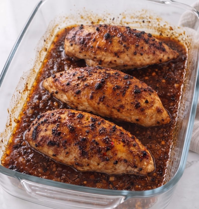 Oven Baked 3-Ingredient Chicken Huntington