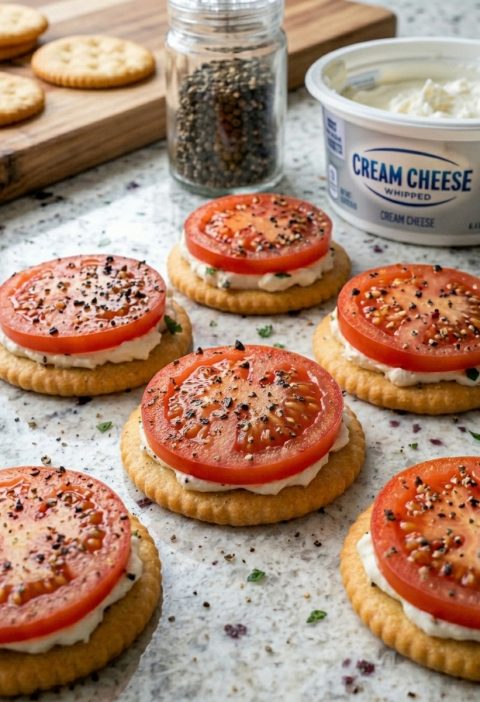 Southern 3-Ingredient Fresh Tomato Bites