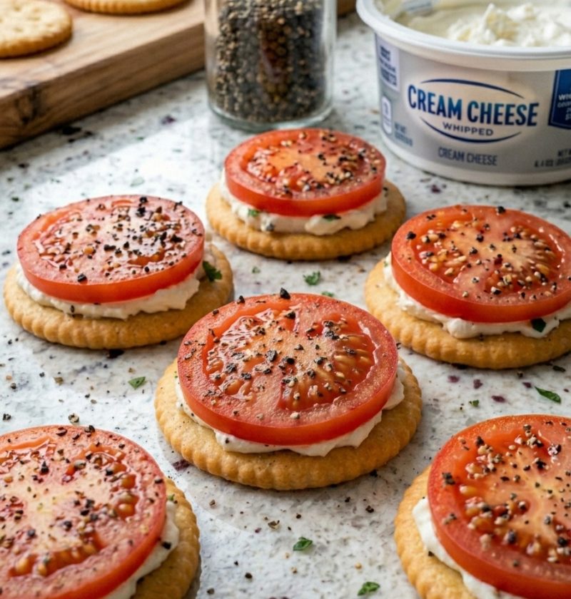 Southern 3-Ingredient Fresh Tomato Bites