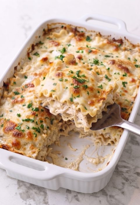Creamy Chicken Lasagna