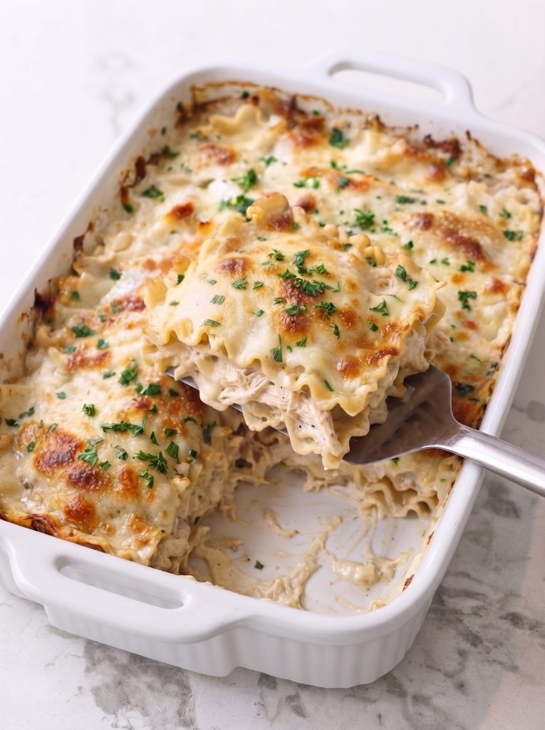 Creamy Chicken Lasagna