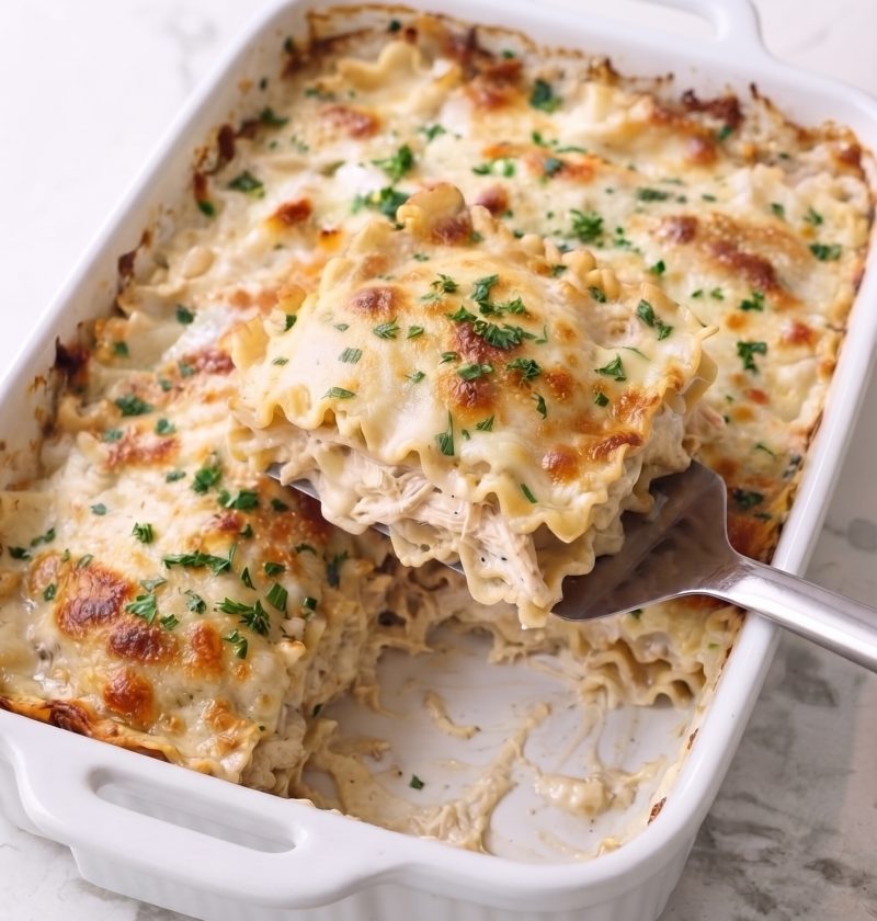 Creamy Chicken Lasagna