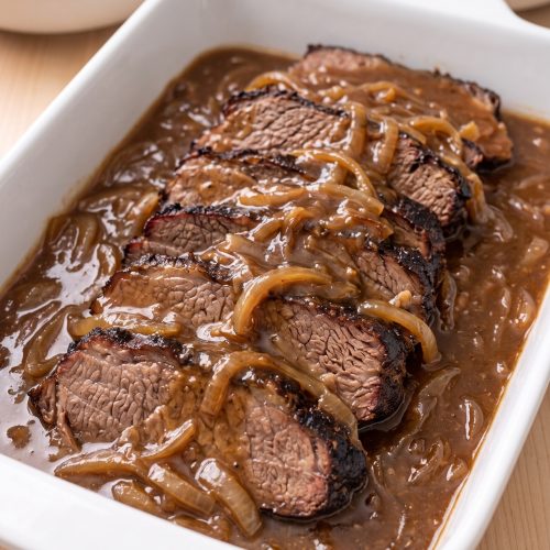 Oven Baked 3-Ingredients French Onion Brisket