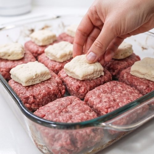 4-Ingredient Amish Biscuit Beef Casserole