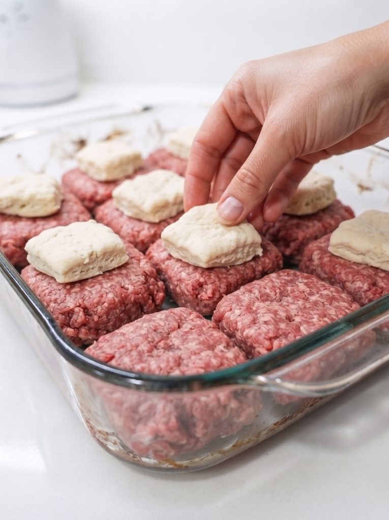 4-Ingredient Amish Biscuit Beef Casserole