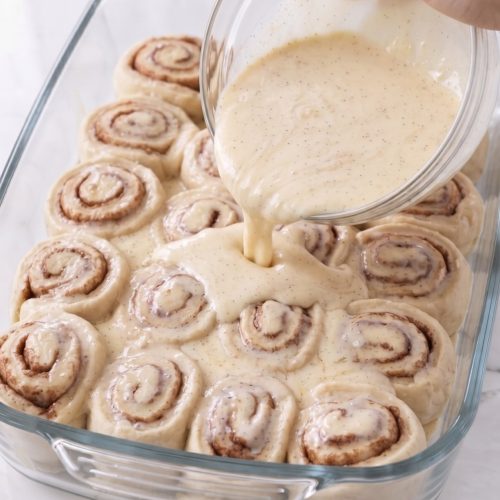 Sweet Blend King Cake Cinnamon Roll Casserole