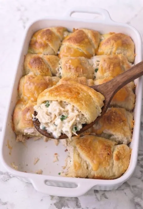 4-Ingredient Chicken Crescent Bake