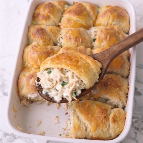 4-Ingredient Chicken Crescent Bake
