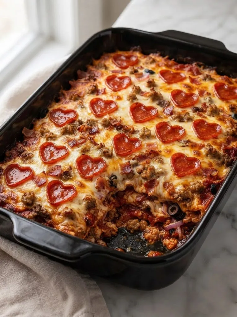 Meat Lover’s Pizza Casserole