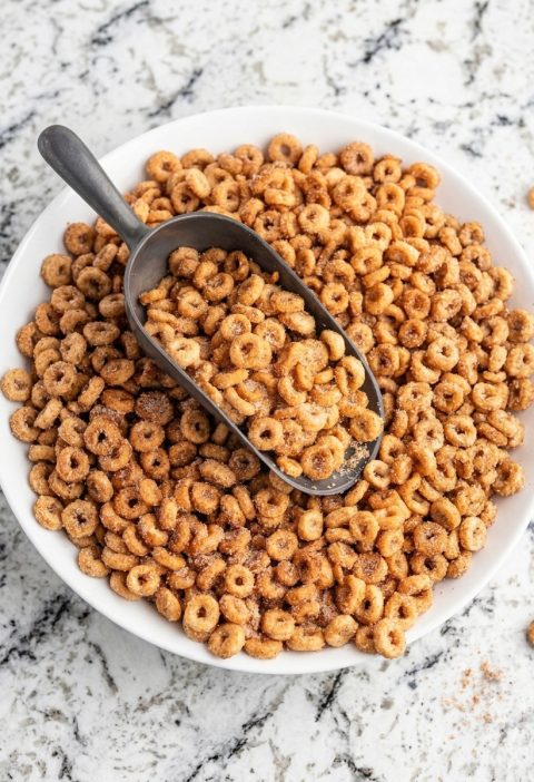 Mini Donut Hot Buttered Cheerios