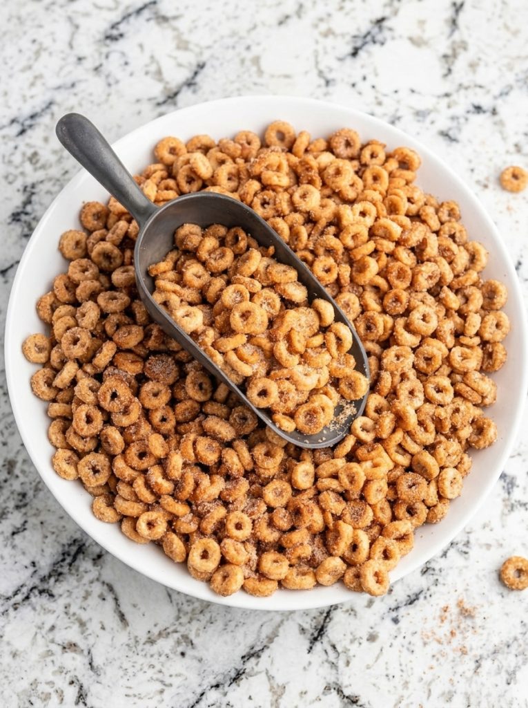 Mini Donut Hot Buttered Cheerios