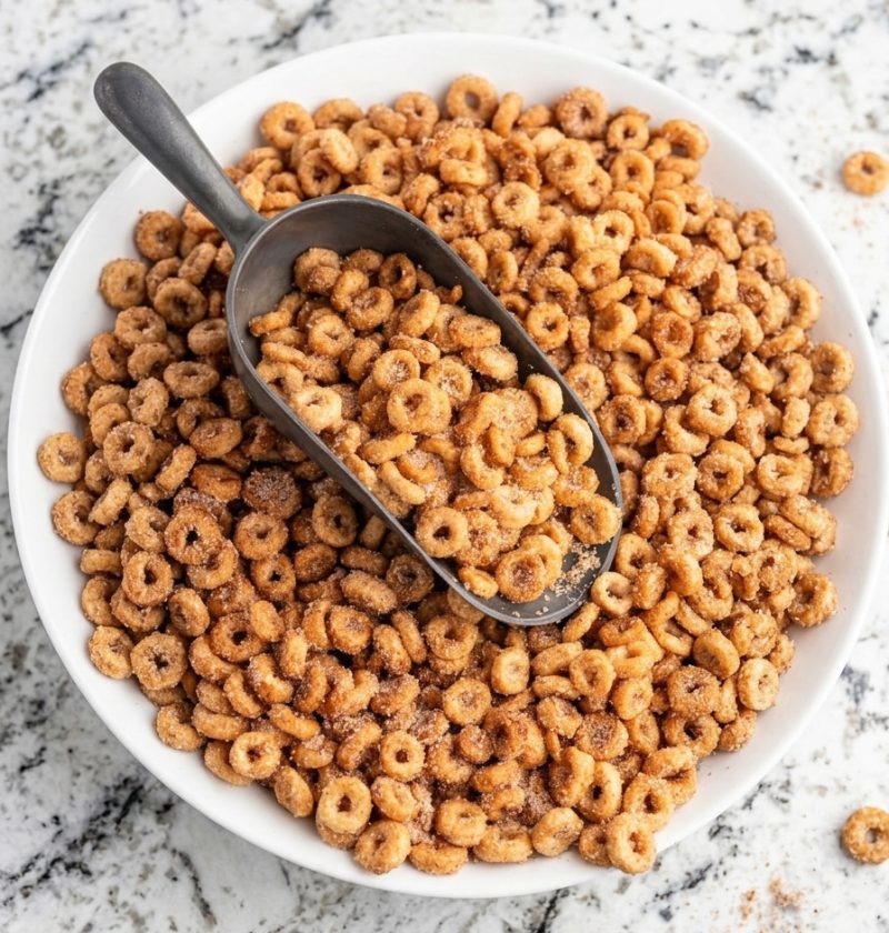 Mini Donut Hot Buttered Cheerios