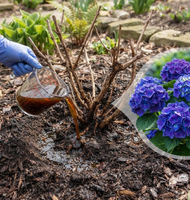 Pour This One Mixture Into Dormant Hydrangea Roots—And Watch What Happens Next