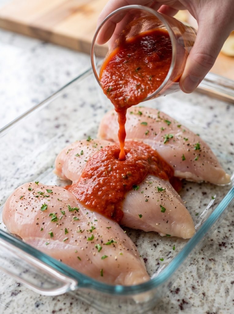 Oven Baked 3-Ingredient Chicken Americana