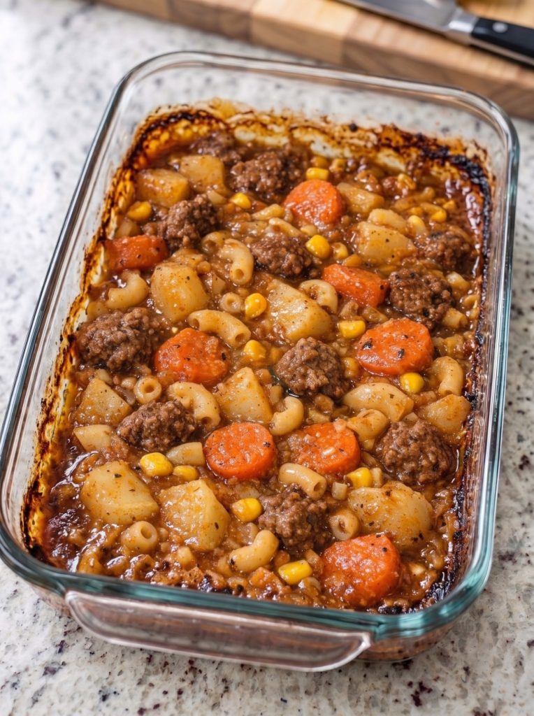 Oven Baked 5-Ingredient Hoover Stew