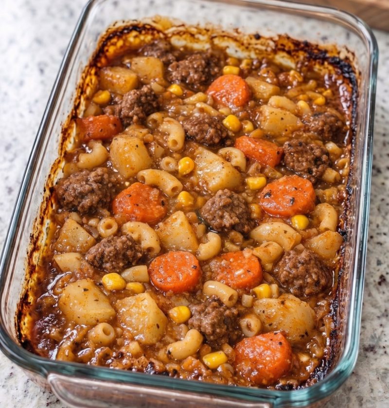 Oven Baked 5-Ingredient Hoover Stew